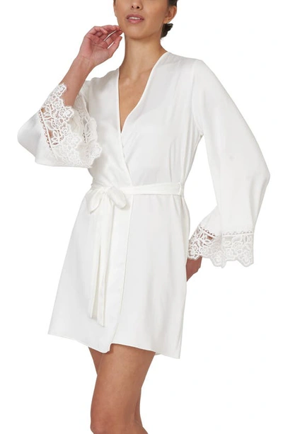 Shop Rya Collection Rosey Charmeuse Wrap In Ivory