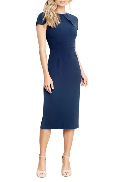 Shop Dress The Population Lainey Body-con Dress In Navy