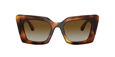 Burberry 0be4344 3316t5 Butterfly Polarized Sunglasses In Grey Gradient