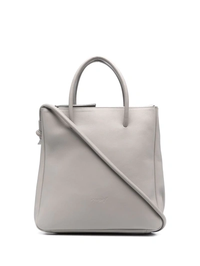 Shop Marsèll Logo-debossed Tote Bag In Grau
