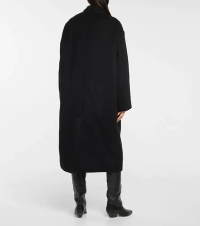 Shop Isabel Marant Efezia Wool And Cashmere Coat In Black