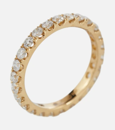 Shop Shay Jewelry Back To Basics 18kt Yellow Gold Ring With Diamonds