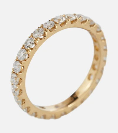Shay Jewelry Back To Basics 18kt Yellow Gold Ring With Diamonds In Gold