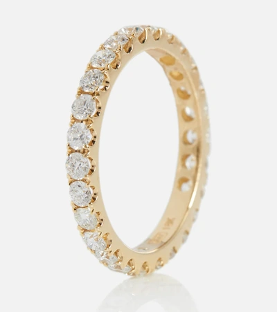 Shop Shay Jewelry Back To Basics 18kt Yellow Gold Ring With Diamonds