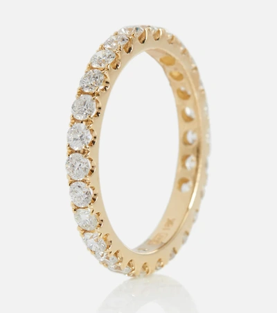 Shay Jewelry Back To Basics 18kt Yellow Gold Ring With Diamonds In Gold