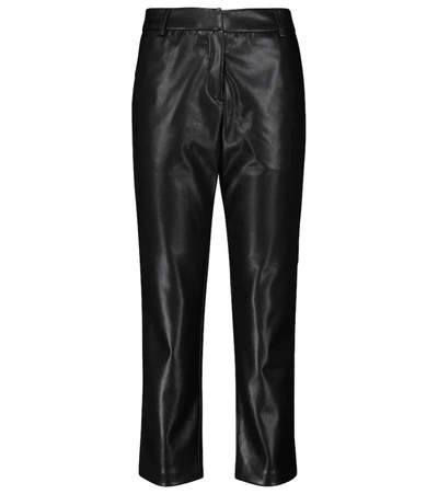 Shop Velvet Honey Faux Leather Pants In Black