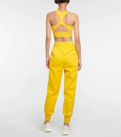 Shop Adidas By Stella Mccartney Truepurpose Crop Top In Yellow