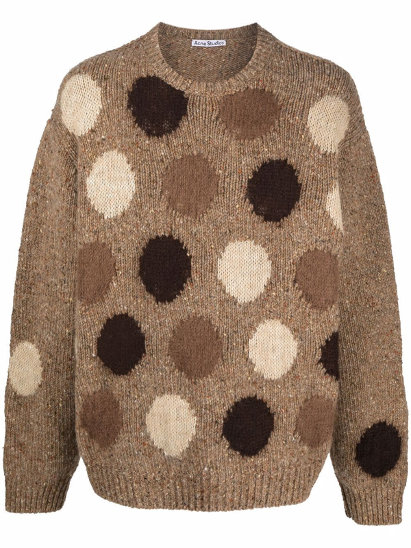 acne polka dot sweater