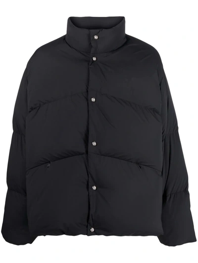 Shop Acne Studios Feather-down Puffer Jacket In Schwarz