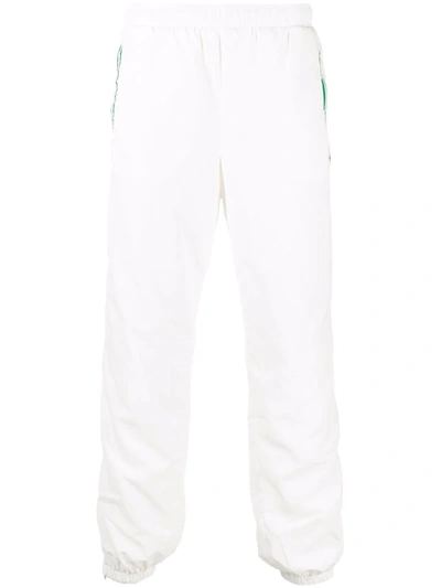 Shop Casablanca Logo-patch Track Pants In Weiss