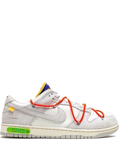 Shop Nike Dunk Low "lot 13" Sneakers In White