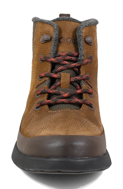 Shop Bogs Waterproof Freedom Lace Mid Boot In Cinnamon