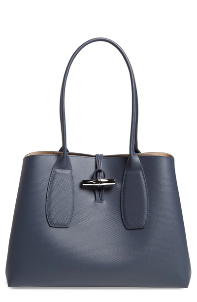 Roseau leather store shoulder tote