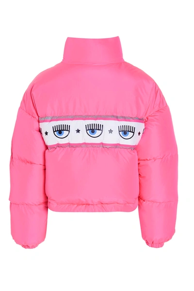 Shop Chiara Ferragni Down Jacket In Fuchsia