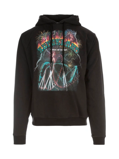 Shop Vision Of Super Black Hoodie Rides Print