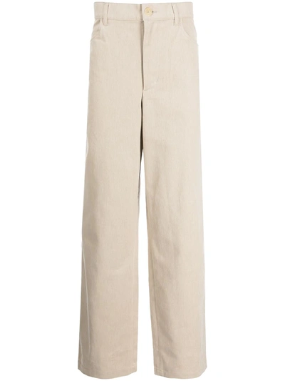Shop Jacquemus Le Picchu Cargo Trousers In Nude