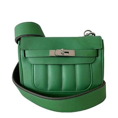 Hermes Green Evergreen Leather Berline 21 Mini Bag Hermes