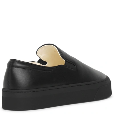Shop The Row Marie H Black Nappa Sneakers