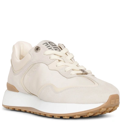 Shop Givenchy Giv Runner Off White Sneakers