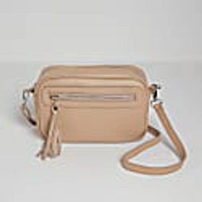 Betsy & Floss Crossbody Bag In Beige With Interchangeable Straps In Crossbody