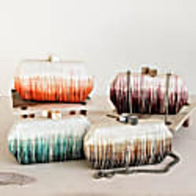 Likha Teal Clutch Bag - Handmade Clutch In Clutch