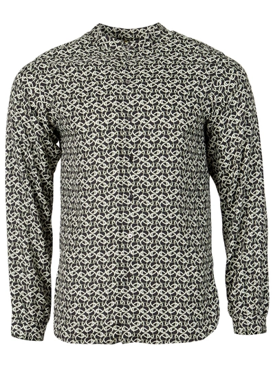 Shop Dundas Regular Fit Deuce Shirt Monogram Print