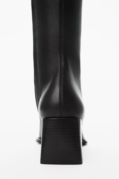 Shop Alexander Wang Aldrich 55 Thigh-high Boot In Leather In Black