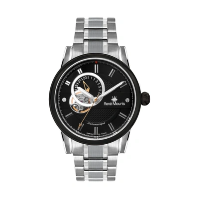 Shop Rene Mouris Orion Automatic Black Dial Mens Watch 70102rm2