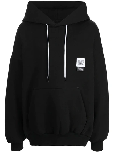 Shop Fumito Ganryu Cape-sleeve Drawstring Hoodie In Black