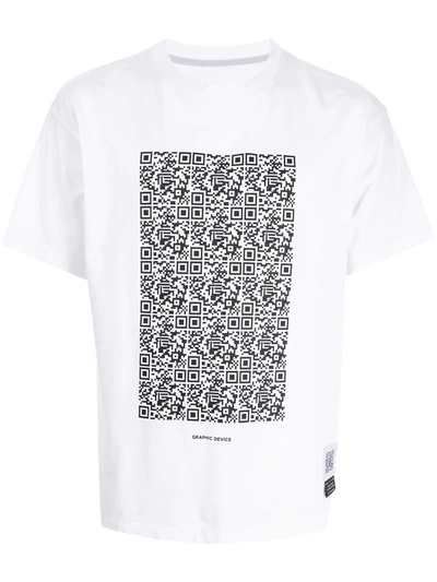Shop Fumito Ganryu Logo-print Cotton T-shirt In Weiss
