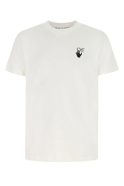 Shop Off-white White Cotton T-shirt  White Off White Uomo M