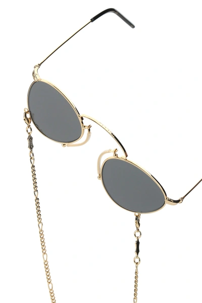 Shop Gucci Metal Sunglasses  Gold  Donna Tu