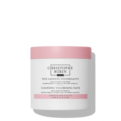 Shop Christophe Robin Cleansing Volumising Paste With Pure Rassoul Clay And Rose 250ml