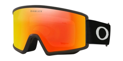 Shop Oakley Man Sunglass Oo7121 Target Line M Snow Goggles In Fire Iridium