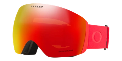 Shop Oakley Unisex Sunglass Oo7050 Flight Deck™ L Snow Goggles In Prizm Snow Torch Iridium