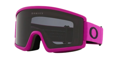 Shop Oakley Man Sunglass Oo7121 Target Line M Snow Goggles In Dark Grey