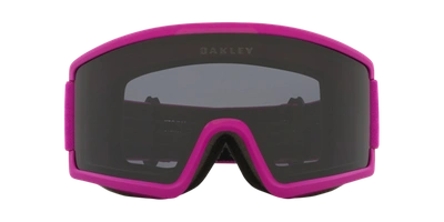 Shop Oakley Man Sunglass Oo7121 Target Line M Snow Goggles In Dark Grey