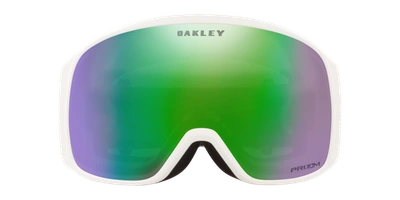 Shop Oakley Unisex Sunglass Oo7104 Flight Tracker L Snow Goggles In Prizm Snow Jade Iridium