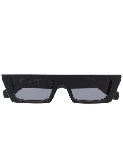 Shop Off-white Marfa Rectangular-frame Sunglasses In Schwarz