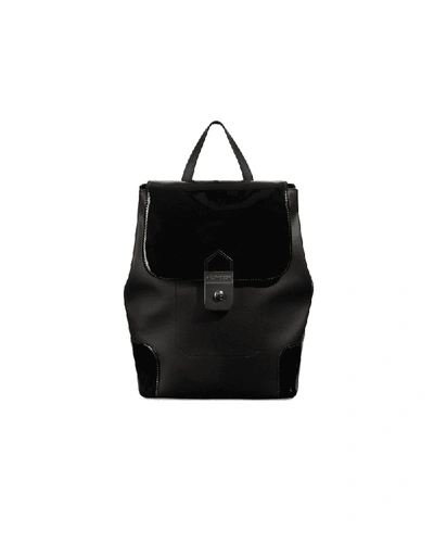 Shop Hunter Original Refined Leather Backpack In Black