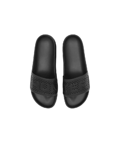 Shop Hunter Men's Lightweight Moulded Slides In Black