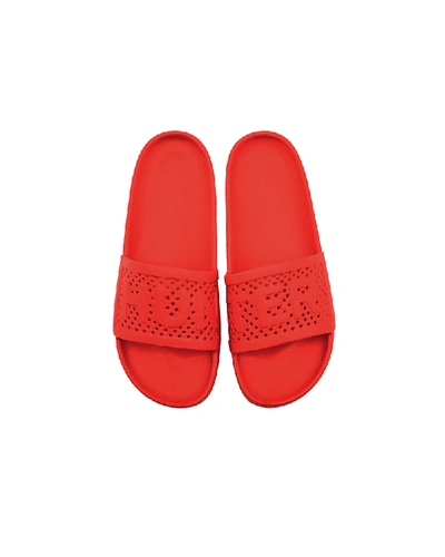 Shop Hunter Men's Lightweight Moulded Slides In Red