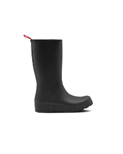 Shop Hunter Women's Play Insulated Tall Wellington Boots In Black