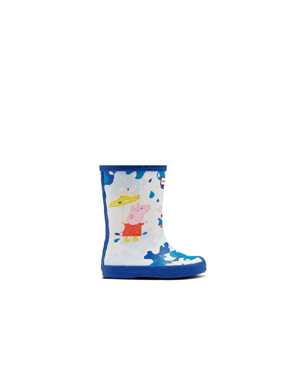 Hunter Unisex Kids First Peppa Pig Muddy Puddles Rain Boots Walker Toddler Little Kid In Blue ModeSens