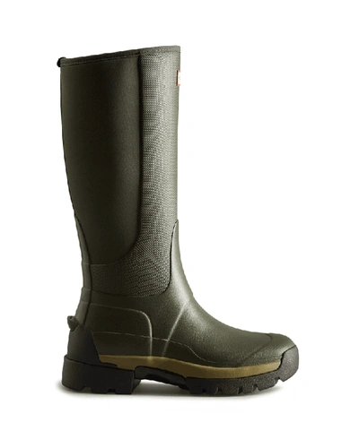 Shop Hunter Women's Balmoral Field Hybrid Tall Rain Boots In Green