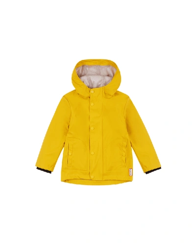 Shop Hunter Original Little Kids Lightweight Waterproof Jacket In Yellow