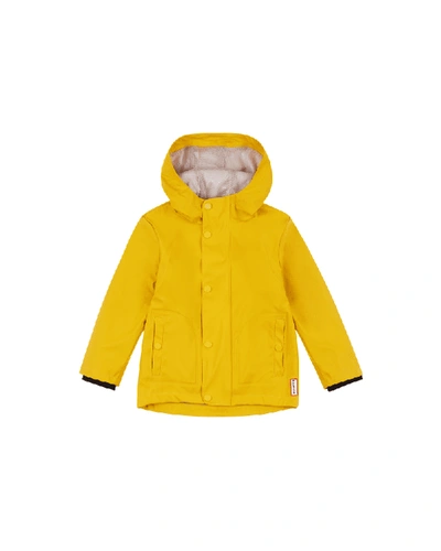 Hunter Original Little Kids Lightweight Waterproof Jacket In Yellow ModeSens