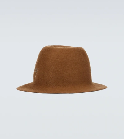 Shop Junya Watanabe Muehlbauer Wool-felt Hat In Brown