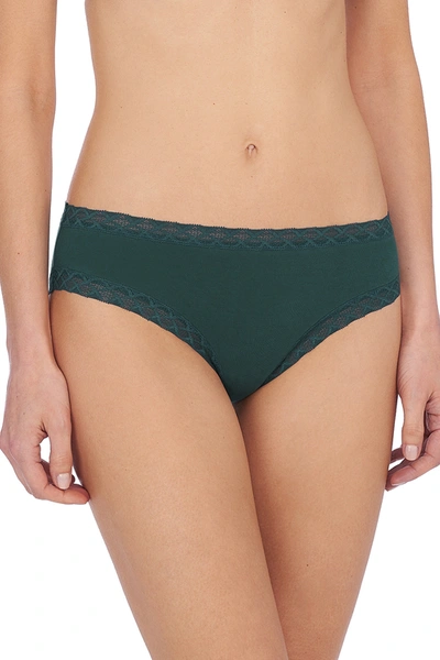 Shop Natori Intimates Bliss Girl Comfortable Brief Panty Underwear In Stormy Teal
