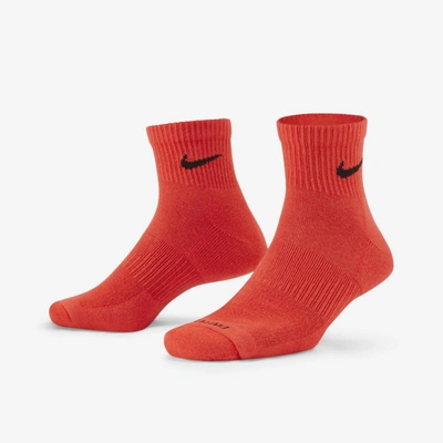 Shop Nike Everyday Plus Cushioned Training Ankle Socks In Multi-color
